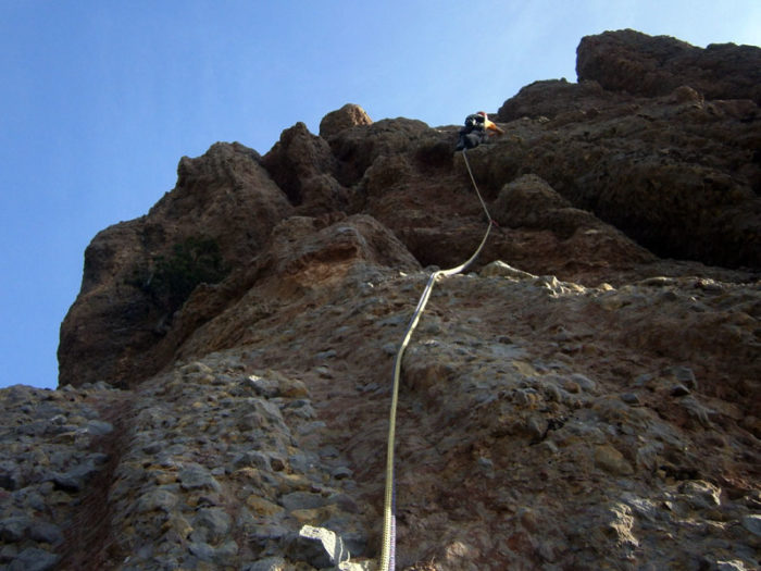 Segon llarg, amb un tram vertical força bonic